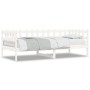 Solid white pine wood sofa bed 90x190 cm by vidaXL, Beds and slatted bases - Ref: Foro24-840383, Price: 104,42 €, Discount: %