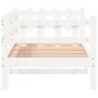 Solid white pine wood sofa bed 90x190 cm by vidaXL, Beds and slatted bases - Ref: Foro24-840383, Price: 104,42 €, Discount: %