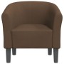 Sillón de tela marrón de vidaXL, Sillones - Ref: Foro24-356428, Precio: 147,38 €, Descuento: %