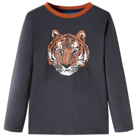 Children's long-sleeved t-shirt anthracite gray 92 by vidaXL, Kids T-shirts - Ref: Foro24-13464, Price: 9,99 €, Discount: %