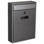 Perel Ibiza stainless steel mailbox by Perel, mail slots - Ref: Foro24-432499, Price: 83,72 €, Discount: %