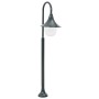 Farola de jardín aluminio verde oscuro E27 120 cm de vidaXL, Iluminación de exterior - Ref: Foro24-44218, Precio: 46,00 €, De...