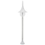 Farola de jardín de aluminio blanca E27 120 cm de vidaXL, Iluminación de exterior - Ref: Foro24-44210, Precio: 60,99 €, Descu...