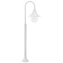 Farola de jardín de aluminio blanca E27 120 cm de vidaXL, Iluminación de exterior - Ref: Foro24-44210, Precio: 60,99 €, Descu...