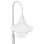 White aluminum garden lamppost E27 120 cm by vidaXL, Outdoor lighting - Ref: Foro24-44210, Price: 60,83 €, Discount: %