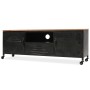 Mueble para la televisión negro 120x30x43 cm de vidaXL, Muebles TV - Ref: Foro24-245456, Precio: 227,01 €, Descuento: %