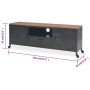 Black TV cabinet 120x30x43 cm by vidaXL, TV Furniture - Ref: Foro24-245456, Price: 227,99 €, Discount: %