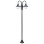 Garden street lamp with 3 dark green aluminum lights E27 220 cm by vidaXL, Outdoor lighting - Ref: Foro24-44216, Price: 166,3...