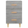 Mesita de noche madera de ingeniería gris Sonoma 40x40x66 cm de , Mesitas de noche - Ref: Foro24-817322, Precio: 55,99 €, Des...