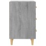 Mesita de noche madera de ingeniería gris Sonoma 40x40x66 cm de , Mesitas de noche - Ref: Foro24-817322, Precio: 55,99 €, Des...