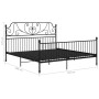 Estructura de cama de metal negra 180x200 cm de , Camas y somieres - Ref: Foro24-324856, Precio: 184,99 €, Descuento: %