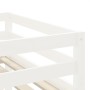 Children's loft bed with black white pine wood tunnel 80x200 cm by , Beds and slatted bases - Ref: Foro24-3206985, Price: 180...