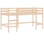 Cama alta para niños con túnel madera pino rosa 90x200 cm de , Camas y somieres - Ref: Foro24-3206993, Precio: 202,07 €, Desc...