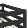 Children's loft bed with black white pine wood tunnel 80x200 cm by , Beds and slatted bases - Ref: Foro24-3206988, Price: 193...