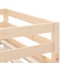 Children's high bed with black white pine wood tunnel 90x190 cm by , Beds and slatted bases - Ref: Foro24-3207000, Price: 194...