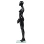 Maniquí de mujer completo base de vidrio negro brillante 175 cm de vidaXL, Maniquís - Ref: Foro24-142929, Precio: 201,22 €, D...