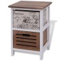 Mesita de noche de madera de vidaXL, Mesitas de noche - Ref: Foro24-242882, Precio: 63,02 €, Descuento: %