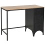 Desk with fir wood pedestal and steel 100x50x76 cm by vidaXL, Desks - Ref: Foro24-246421, Price: 316,04 €, Discount: %