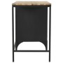 Desk with fir wood pedestal and steel 100x50x76 cm by vidaXL, Desks - Ref: Foro24-246421, Price: 316,04 €, Discount: %