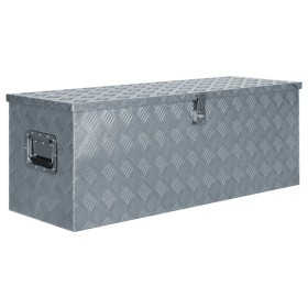 Aluminum box 110.5x38.5x40 cm silver by vidaXL, Toolboxes - Ref: Foro24-142941, Price: 300,99 €, Discount: %