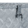 Aluminum box 110.5x38.5x40 cm silver by vidaXL, Toolboxes - Ref: Foro24-142941, Price: 300,66 €, Discount: %