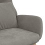 Light Gray Velvet Relaxation Armchair by , Armchairs - Ref: Foro24-341351, Price: 115,88 €, Discount: %