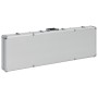 Maletín para armas de aluminio plateado 118x38x12 cm de , Estuches para armas de fuego - Ref: Foro24-91862, Precio: 88,69 €, ...