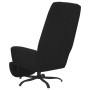 Sillón de relax con reposapiés terciopelo negro de , Sillones - Ref: Foro24-3097854, Precio: 101,17 €, Descuento: %