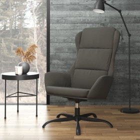 Dark Gray Faux Suede Leather Relaxation Armchair by , Armchairs - Ref: Foro24-341421, Price: 99,99 €, Discount: %