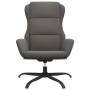 Sillón de relax de piel de ante sintética gris oscuro de , Sillones - Ref: Foro24-341421, Precio: 99,06 €, Descuento: %