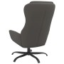 Sillón de relax de piel de ante sintética gris oscuro de , Sillones - Ref: Foro24-341421, Precio: 99,06 €, Descuento: %