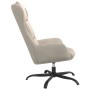 Relaxation armchair in cream-colored synthetic suede leather by , Armchairs - Ref: Foro24-341423, Price: 98,17 €, Discount: %