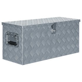 Aluminiumbox 80x30x35 cm silber von vidaXL, Werkzeugkästen - Ref: Foro24-142939, Preis: 204,99 €, Rabatt: %