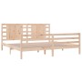 Solid pine wood bed frame 200x200 cm by , Beds and slatted bases - Ref: Foro24-3104303, Price: 154,99 €, Discount: %