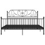 Estructura de cama de metal 200x200 cm de , Camas y somieres - Ref: Foro24-324859, Precio: 187,99 €, Descuento: %