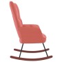 Silla mecedora de terciopelo rosa de , Mecedoras - Ref: Foro24-328143, Precio: 176,94 €, Descuento: %