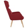 Sillón de relax de terciopelo rojo vino tinto de , Sillones - Ref: Foro24-341356, Precio: 109,98 €, Descuento: %