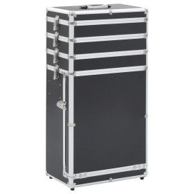 Maletín trolley de maquillaje de aluminio negro de , Neceseres - Ref: Foro24-91812, Precio: 108,09 €, Descuento: %