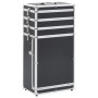 Black aluminum makeup trolley case by , toiletry bags - Ref: Foro24-91812, Price: 108,09 €, Discount: %