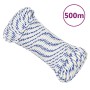 White polypropylene boat rope 5 mm 500 m by , Ropes and metal cords - Ref: Foro24-152283, Price: 43,97 €, Discount: %