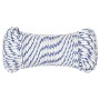 White polypropylene boat rope 5 mm 500 m by , Ropes and metal cords - Ref: Foro24-152283, Price: 43,99 €, Discount: %