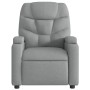 Sillón reclinable de masaje de tela gris claro de , Sillones - Ref: Foro24-372453, Precio: 252,76 €, Descuento: %