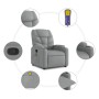 Light Gray Fabric Massage Recliner by , Armchairs - Ref: Foro24-372453, Price: 194,04 €, Discount: %