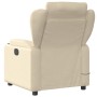 Cream Fabric Reclining Massage Chair by , Armchairs - Ref: Foro24-372424, Price: 249,31 €, Discount: %