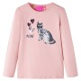 Children's long-sleeved t-shirt light pink 140 by , Kids T-shirts - Ref: Foro24-14088, Price: 10,99 €, Discount: %