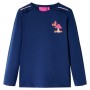 Camiseta infantil de manga larga azul marino 104 de , Camisetas para niños - Ref: Foro24-14240, Precio: 9,51 €, Descuento: %