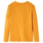 Long-sleeved ocher-colored children's t-shirt size 104 by , Kids T-shirts - Ref: Foro24-12640, Price: 8,51 €, Discount: %