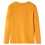 Children's long-sleeved t-shirt in ocher color 128 by , Kids T-shirts - Ref: Foro24-12642, Price: 8,51 €, Discount: %