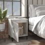 Bedside tables with gray concrete metal legs 40x30x50 cm by vidaXL, Nightstands - Ref: Foro24-805842, Price: 61,08 €, Discoun...