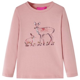 Camiseta infantil de manga larga rosa 140 de , Camisetas para niños - Ref: Foro24-14393, Precio: 8,99 €, Descuento: %